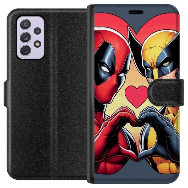 Kompatibelt Plånboksfodral till Samsung Galaxy A52s 5G Alla hjärtans dag Wolverine Kompatibelt Plånboksfodral till Samsung Galaxy A52s 5G Alla hjärtans dag Wolverine
