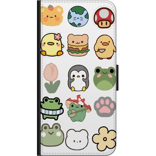 Kompatibelt Lommeboketui til Samsung Galaxy A03s Kawaii Friends