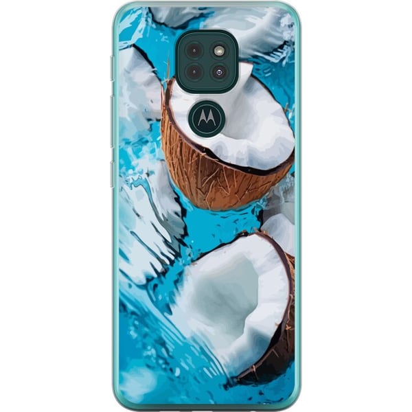Kompatibel Mobilcover til Motorola Moto G9 Play Kokosnød Pool Sommer Strand Paradis