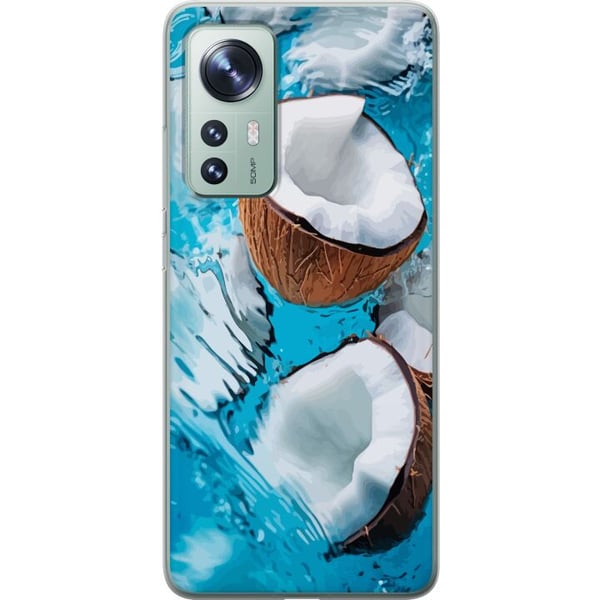 Kompatibelt Mobilskal till Xiaomi 12 Coconut Pool Summer Beach Paradise