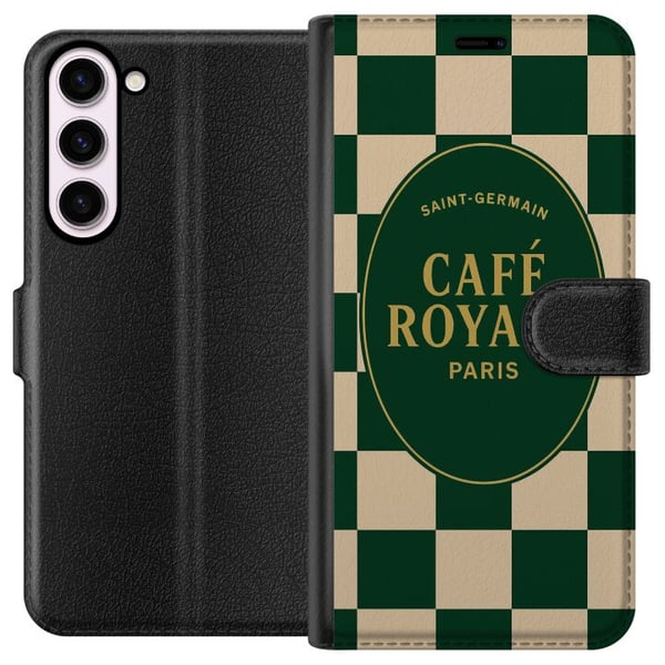 Kompatibelt Lommeboketui til Samsung Galaxy S23+ Vintage kaféplakat Paris Café Royale fransk kaffelogo Saint Germain retro kjøkkenveggkunst dekor Kompatibelt Lommeboketui til Samsung Galaxy S23+ Vintage kaféplakat Paris Café Royale fransk kaffelogo Saint Germain retro kjøkkenveggkunst dekor