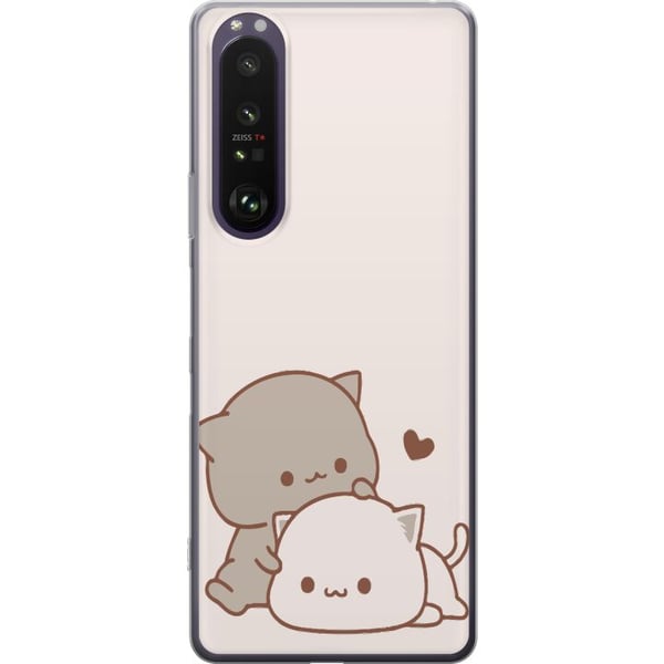 Kompatibel Mobilcover til Sony Xperia 1 III Kawaii Søde Katte