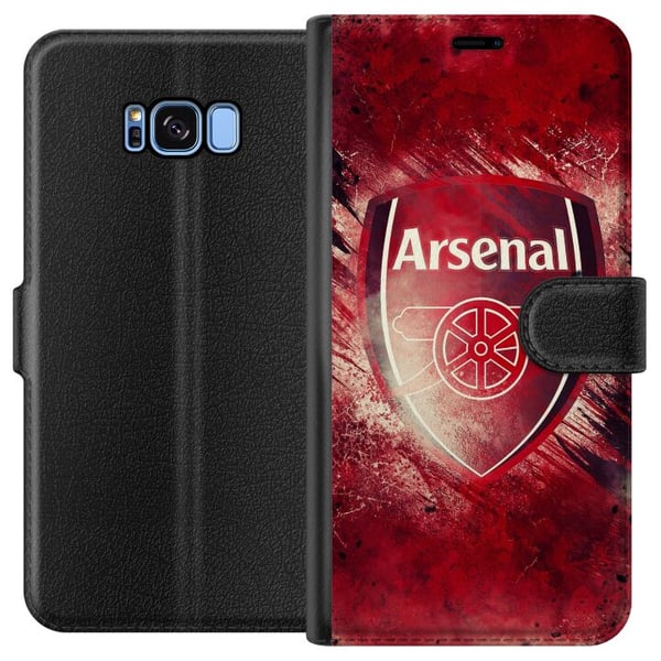 Kompatibelt Lommeboketui til Samsung Galaxy S8 Arsenal Kompatibelt Lommeboketui til Samsung Galaxy S8 Arsenal