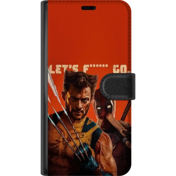 Kompatibelt Plånboksfodral till Samsung Galaxy S9+ Deadpool & Wolverine