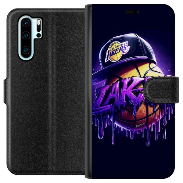 Kompatibelt Lommeboketui til Huawei P30 Pro Lakers NBA-basketballag USA