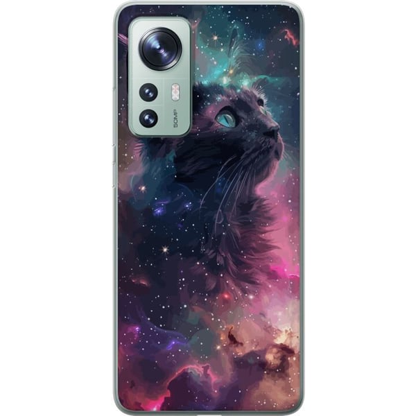 Yhteensopiva Puhelinkuori Xiaomi 12 Kissa galaksissa