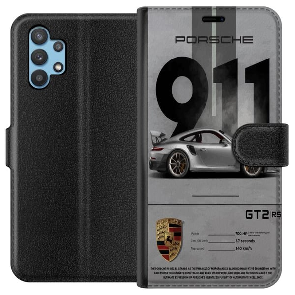 Kompatibel Tegnebogsetui til Samsung Galaxy A32 5G Porsche 911