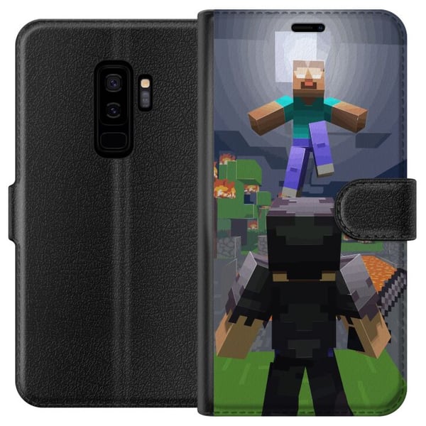 Yhteensopiva Lompakkokotelo Samsung Galaxy S9+ Minecraft Yhteensopiva Lompakkokotelo Samsung Galaxy S9+ Minecraft