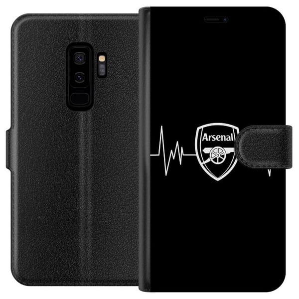 Kompatibelt Lommeboketui til Samsung Galaxy S9+ Arsenal Kompatibelt Lommeboketui til Samsung Galaxy S9+ Arsenal