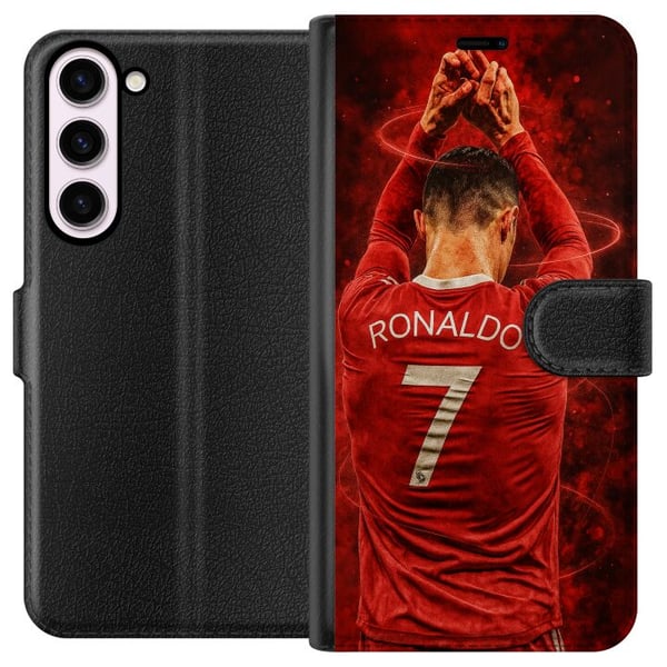 Kompatibel Tegnebogsetui til Samsung Galaxy S23+ Ronaldo Kompatibel Tegnebogsetui til Samsung Galaxy S23+ Ronaldo