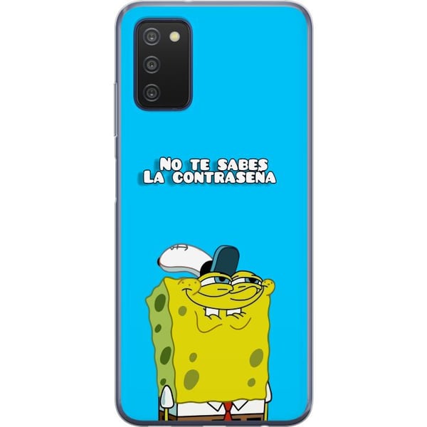Kompatibelt Mobildeksel til Samsung Galaxy A03s SvampBob Firkant