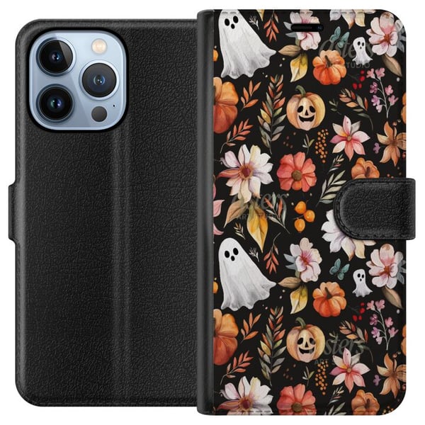 Yhteensopiva Lompakkokotelo Apple iPhone 13 Pro Halloween Kurpitsat Haamupuku Naamio Yhteensopiva Lompakkokotelo Apple iPhone 13 Pro Halloween Kurpitsat Haamupuku Naamio