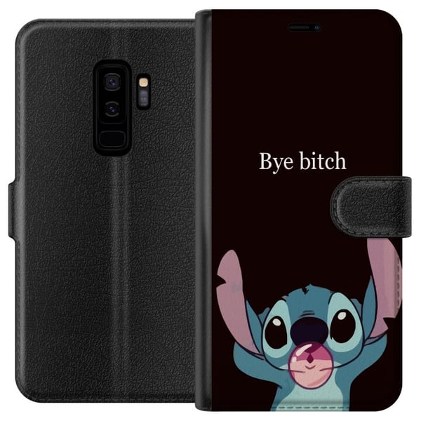 Yhteensopiva Lompakkokotelo Samsung Galaxy S9+ Bye bitch, Stitch Yhteensopiva Lompakkokotelo Samsung Galaxy S9+ Bye bitch, Stitch