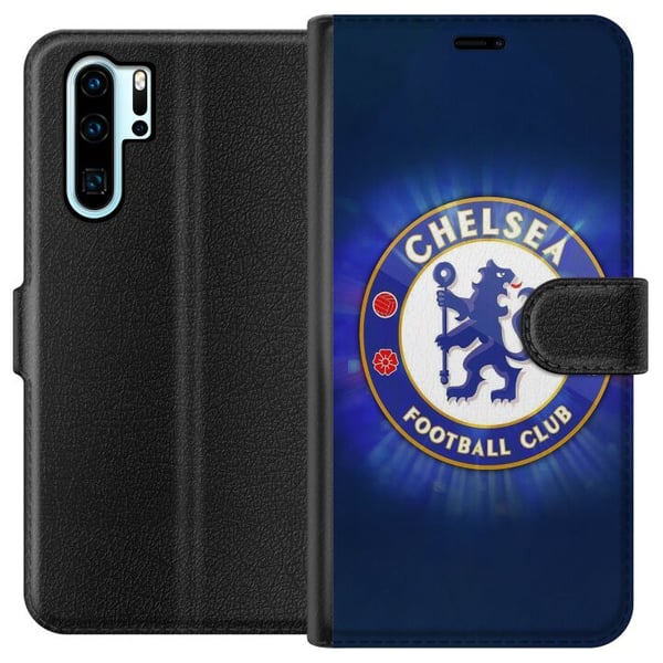 Kompatibelt Lommeboketui til Huawei P30 Pro Chelsea Fotball