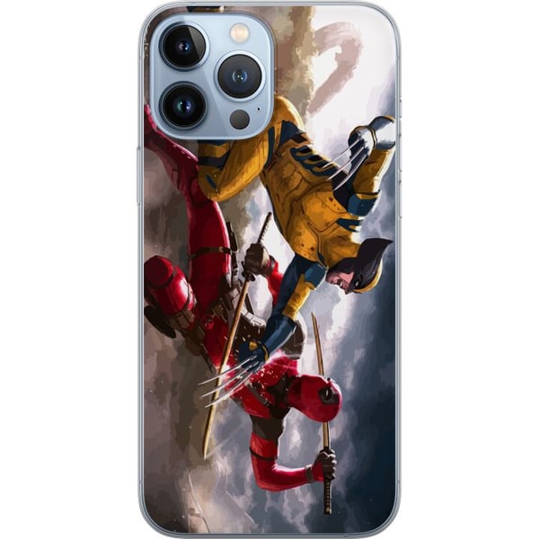 Kompatibelt Mobilskal till Apple iPhone 13 Pro Max Wolverine Deadpool
