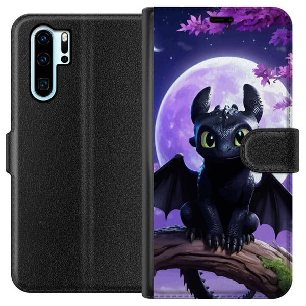 Kompatibel Tegnebogsetui til Huawei P30 Pro Dragetræneren
