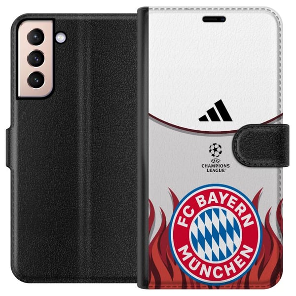 Yhteensopiva Lompakkokotelo Samsung Galaxy S21 FC Bayern München jalkapalloseura Yhteensopiva Lompakkokotelo Samsung Galaxy S21 FC Bayern München jalkapalloseura