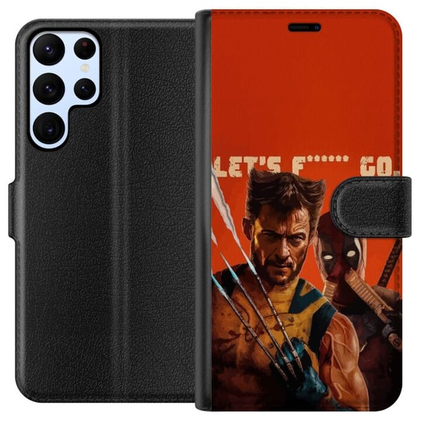 Yhteensopiva Lompakkokotelo Samsung Galaxy S22 Ultra 5G Deadpool & Wolverine