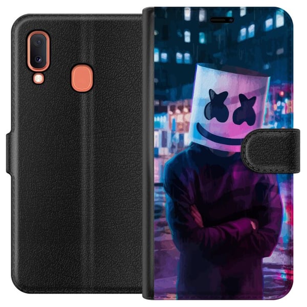 Kompatibelt Lommeboketui til Samsung Galaxy A20e Marshmallow Roblox Legende Kompatibelt Lommeboketui til Samsung Galaxy A20e Marshmallow Roblox Legende