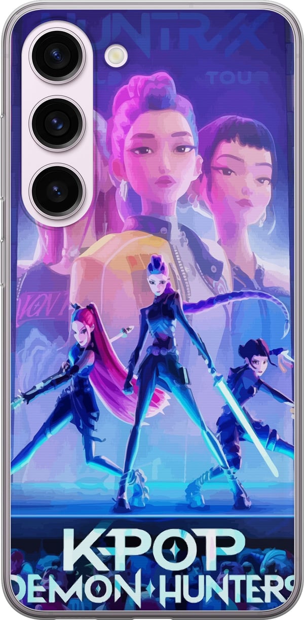 Kompatibel Mobilcover til Samsung Galaxy S23 Dukke KPop Demon Hunters animekarakter