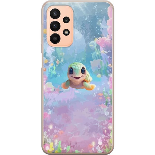 Yhteensopiva Puhelinkuori Samsung Galaxy A23 kilpikonna