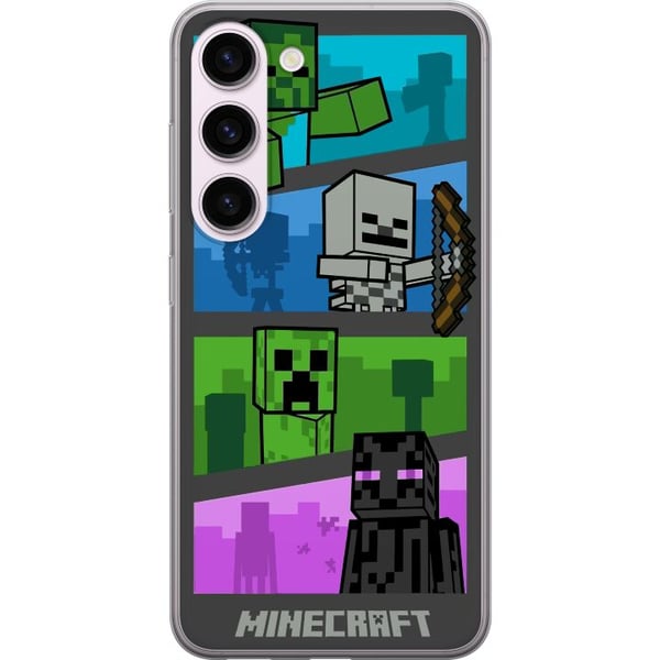 Kompatibel Mobilcover til Samsung Galaxy S23 Minecraft