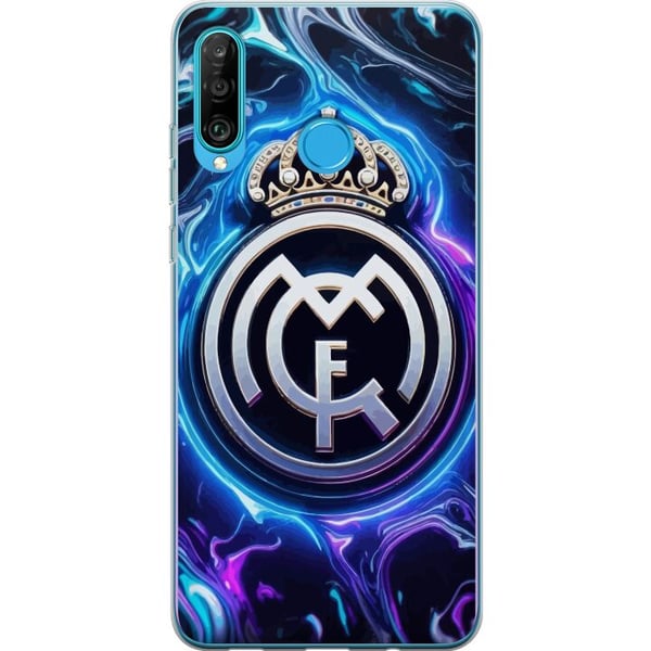 Kompatibelt Mobilskal till Huawei P30 lite Real Madrid