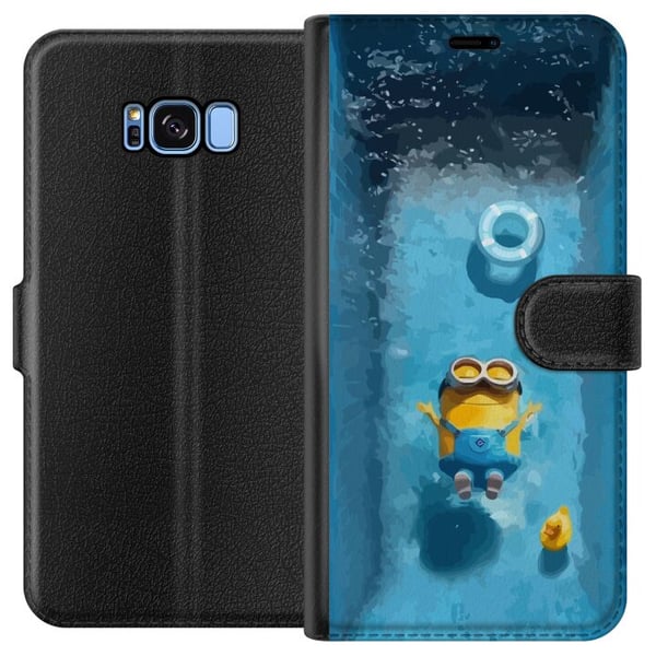 Kompatibelt Plånboksfodral till Samsung Galaxy S8 Minions Despicable Me Cartoon Movie