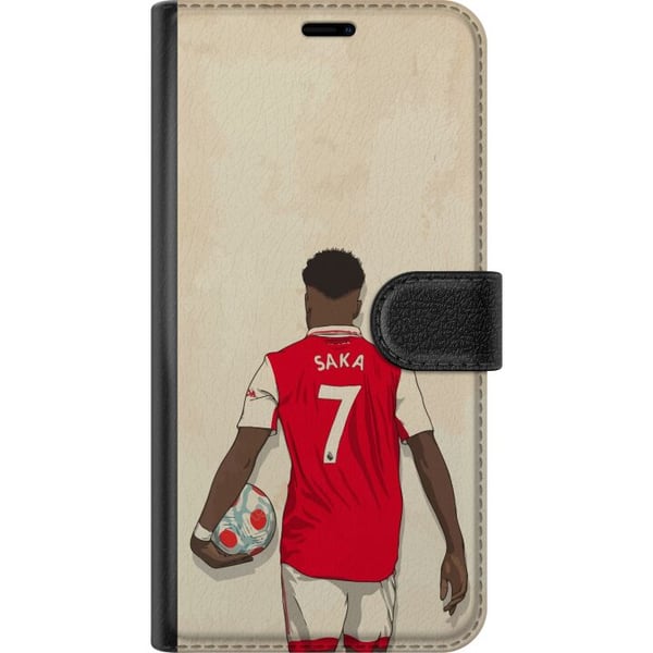 Kompatibelt Plånboksfodral till Samsung Galaxy A32 5G Saka Fotboll Arsenal FC Motiv Spelare Premier League