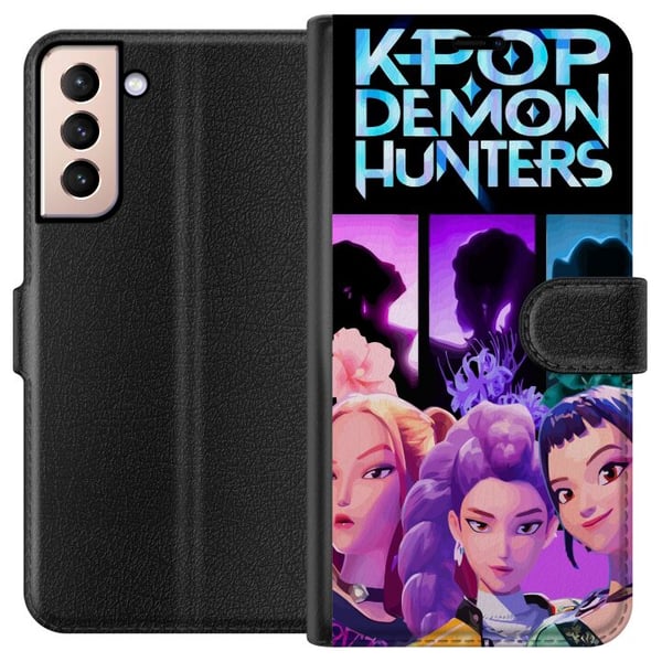 Kompatibelt Lommeboketui til Samsung Galaxy S21 K-pop Demonjegere Stigende skygger Helter Mystisk fantasy Aura Kompatibelt Lommeboketui til Samsung Galaxy S21 K-pop Demonjegere Stigende skygger Helter Mystisk fantasy Aura