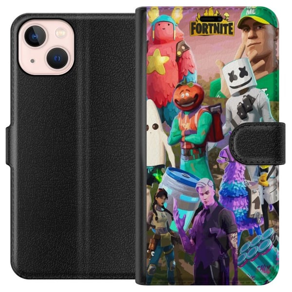 Kompatibelt Lommeboketui til Apple iPhone 13 mini Fortnite Kompatibelt Lommeboketui til Apple iPhone 13 mini Fortnite