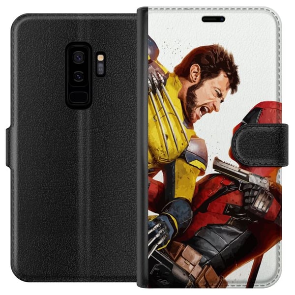 Kompatibelt Plånboksfodral till Samsung Galaxy S9+ Deadpool & Wolverine Kompatibelt Plånboksfodral till Samsung Galaxy S9+ Deadpool & Wolverine