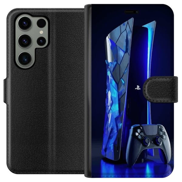 Kompatibel Tegnebogsetui til Samsung Galaxy S23 Ultra PS5