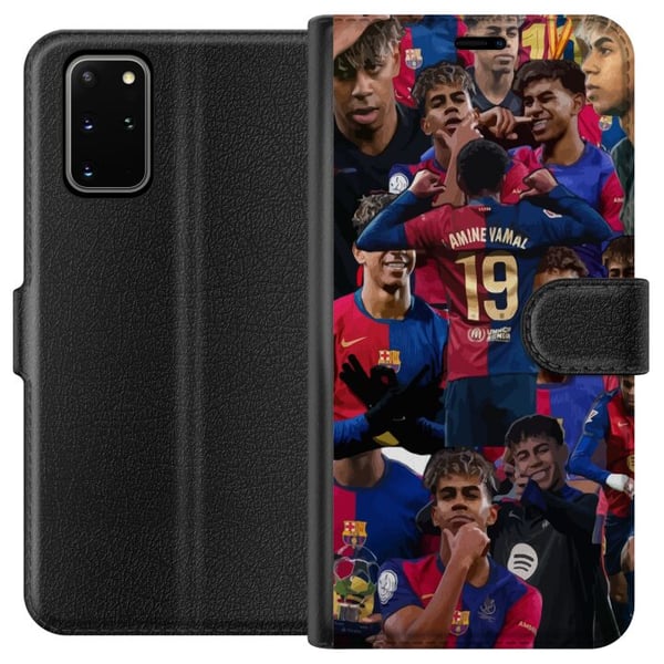 Kompatibelt Plånboksfodral till Samsung Galaxy S20+ Lamine Yamal mobilskal för fotbollsfans Kompatibelt Plånboksfodral till Samsung Galaxy S20+ Lamine Yamal mobilskal för fotbollsfans