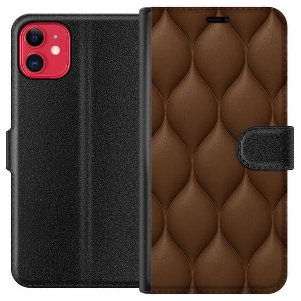 Kompatibelt Plånboksfodral till Apple iPhone 11 Cocoa Scales Kompatibelt Plånboksfodral till Apple iPhone 11 Cocoa Scales
