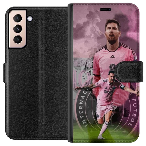 Kompatibelt Lommeboketui til Samsung Galaxy S21 Messi