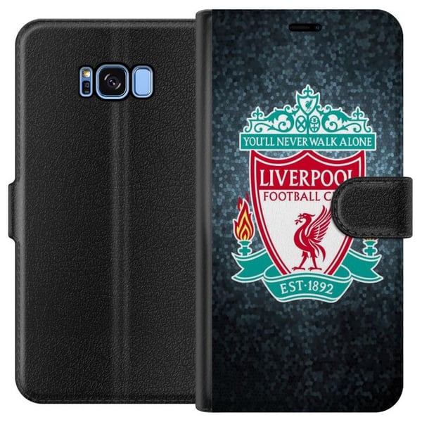 Kompatibelt Plånboksfodral till Samsung Galaxy S8 Liverpool Football Club Kompatibelt Plånboksfodral till Samsung Galaxy S8 Liverpool Football Club
