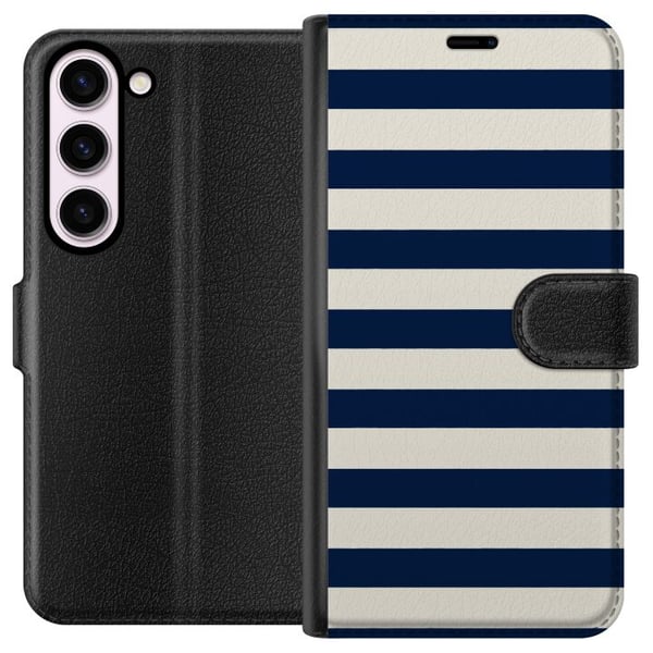 Yhteensopiva Lompakkokotelo Samsung Galaxy S23 Raidallinen laivastonsiniset raidat laivastonsininen valkoinen merihenkinen kuvio merellinen muoti ins Yhteensopiva Lompakkokotelo Samsung Galaxy S23 Raidallinen laivastonsiniset raidat laivastonsininen valkoinen merihenkinen kuvio merellinen muoti ins