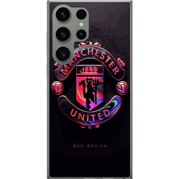 Kompatibel Mobilcover til Samsung Galaxy S23 Ultra Manchester United Kompatibel Mobilcover til Samsung Galaxy S23 Ultra Manchester United