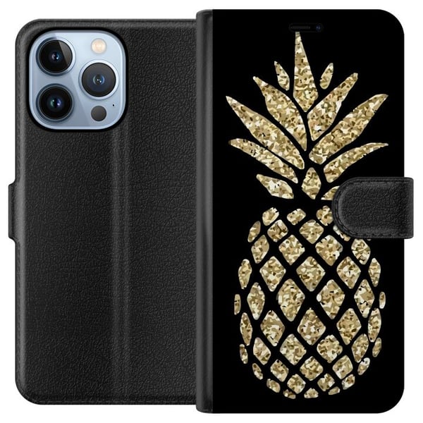 Yhteensopiva Lompakkokotelo Apple iPhone 13 Pro Ananas