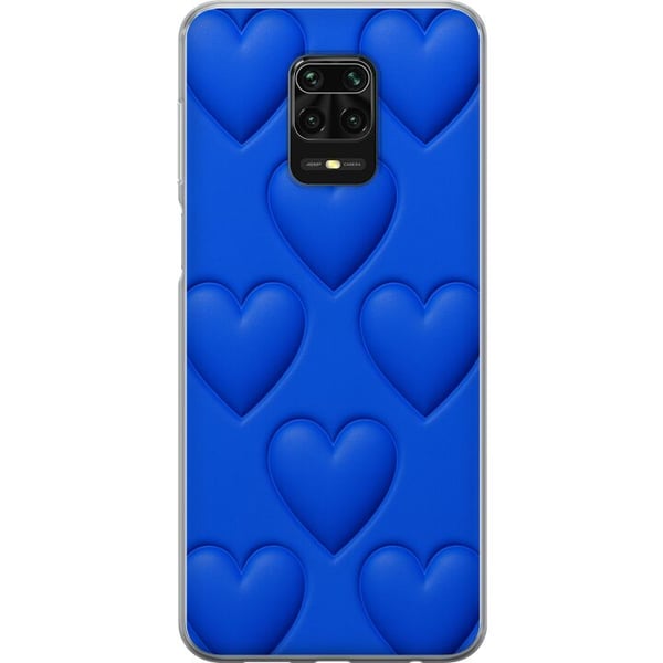 Kompatibel Mobilcover til Xiaomi Redmi Note 9S Blå Hjerter