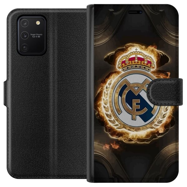 Kompatibelt Lommeboketui til Samsung Galaxy S10 Lite Real Madrid Kompatibelt Lommeboketui til Samsung Galaxy S10 Lite Real Madrid