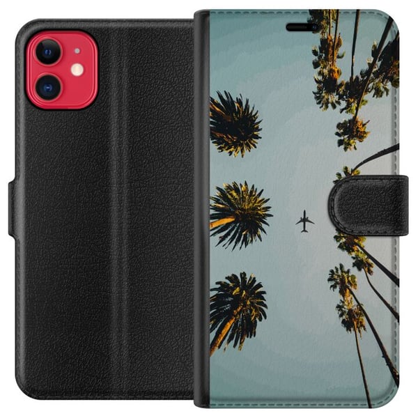 Kompatibel Tegnebogsetui til Apple iPhone 11 Sommer, flyvemaskine Kompatibel Tegnebogsetui til Apple iPhone 11 Sommer, flyvemaskine