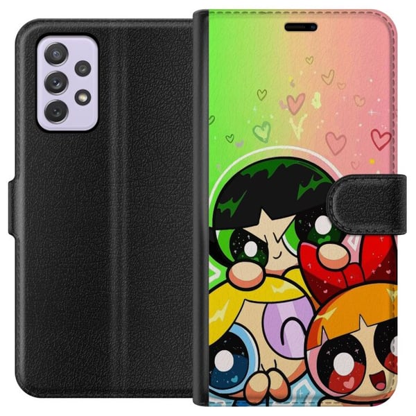 Kompatibel Tegnebogsetui til Samsung Galaxy A52s 5G Powerpuff Pigerne – tegnede superhelte