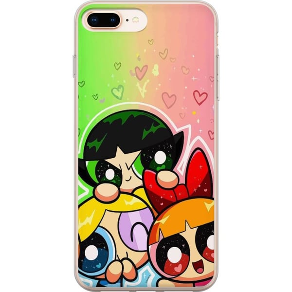 Kompatibel Mobilcover til Apple iPhone 8 Plus Powerpuff Pigerne – tegnede superhelte
