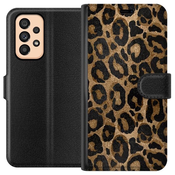 Kompatibel Tegnebogsetui til Samsung Galaxy A53 5G Leopard Luxe