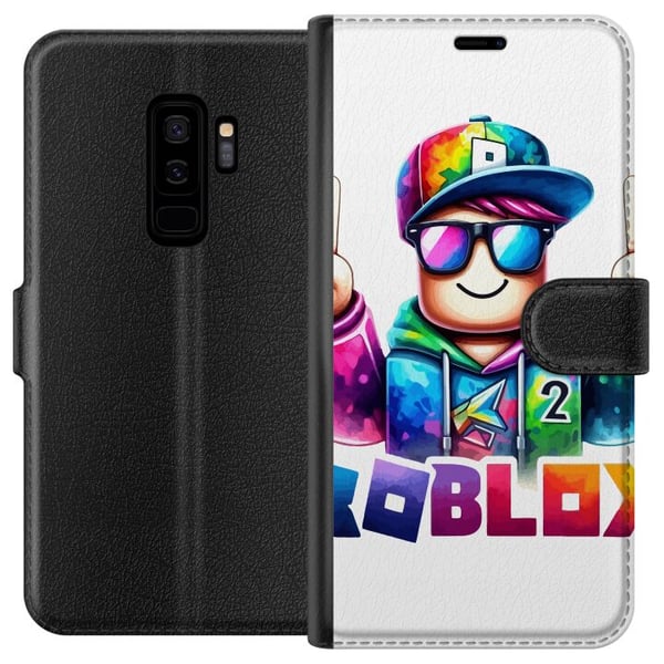 Yhteensopiva Lompakkokotelo Samsung Galaxy S9+ Roblox Yhteensopiva Lompakkokotelo Samsung Galaxy S9+ Roblox