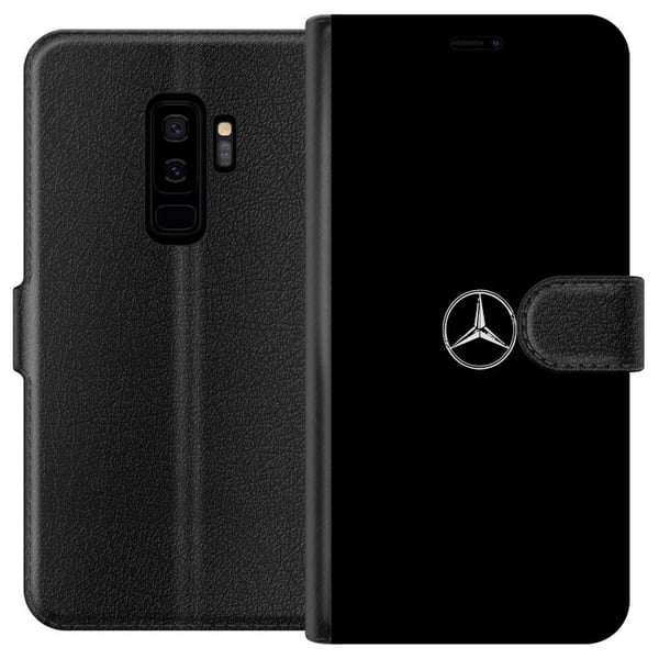 Kompatibelt Plånboksfodral till Samsung Galaxy S9+ Mercedes-Benz Kompatibelt Plånboksfodral till Samsung Galaxy S9+ Mercedes-Benz