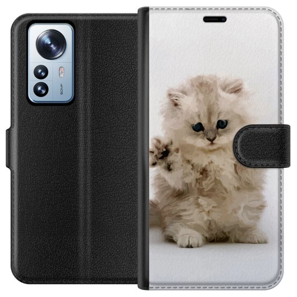Kompatibel Tegnebogsetui til Xiaomi 12 Pro Kat