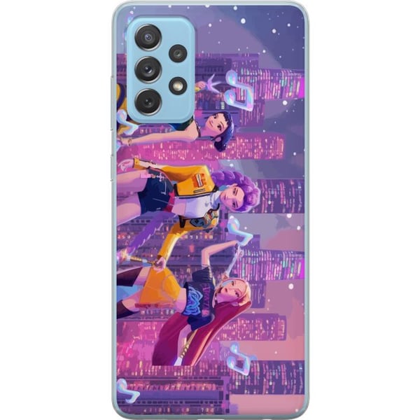 Kompatibelt Mobilskal till Samsung Galaxy A52 5G Futuristisk K-Pop Demon Hunters girl group i neonstad med popkultur och mörk fantasykänsla Kompatibelt Mobilskal till Samsung Galaxy A52 5G Futuristisk K-Pop Demon Hunters girl group i neonstad med popkultur och mörk fantasykänsla